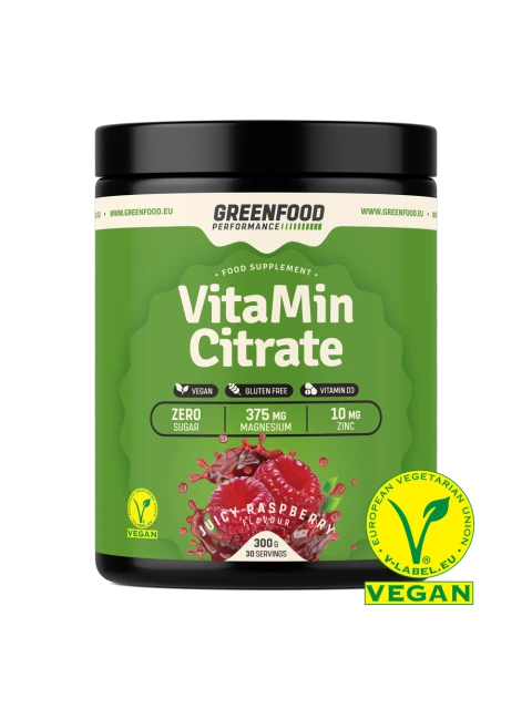GreenFood Performance VitaMin Citrate 300g - Malina