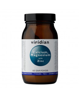 Viridian Calcium Magnesium with Zinc (Vápník, Hořčík a Zinek), 100 g