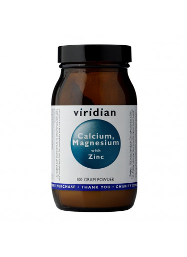 Viridian Calcium Magnesium with Zinc (Vápník, Hořčík a Zinek), 100 g