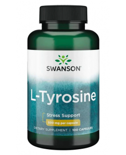 Swanson L-Tyrosine, 500 mg, 100 kapslí