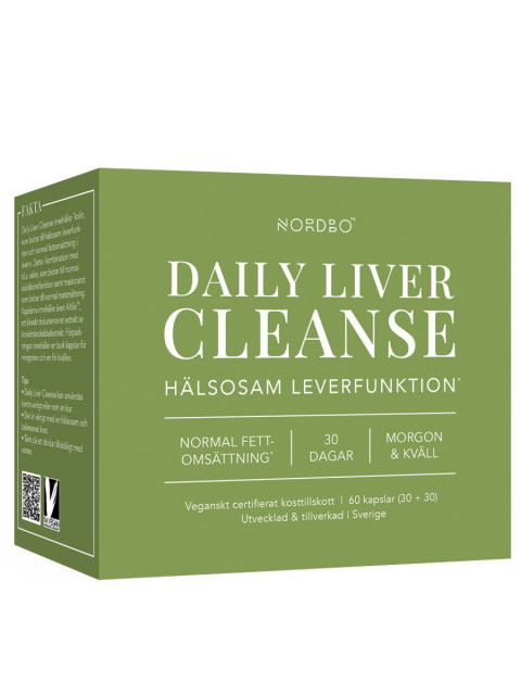 Nordbo Daily Liver Cleanse 60 kapslí