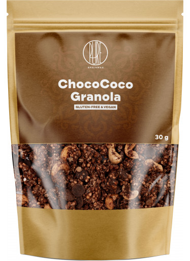 BrainMax Pure ChocoCoco Granola, Čokoláda a Kokos, 30 g