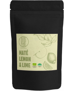 BrainMax Pure Maté Lemon & Lime, citrón & limetka, BIO, 50 g