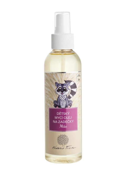 Nobilis Tilia Dětský mycí olej na zadečky Míša: 200 ml - EXPIRACE 4/2023