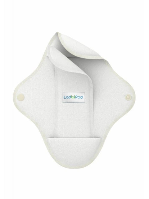 LadyPad Látková vložka s vkládací vložkou (S) - bílá
