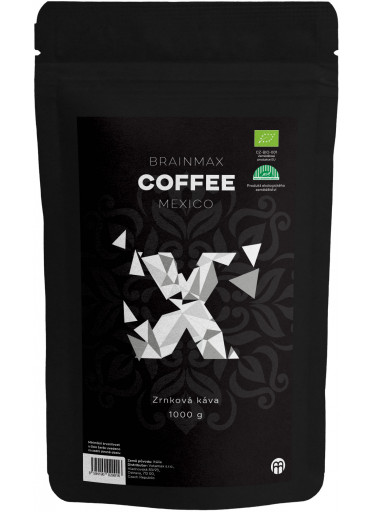 BrainMax Coffee Mexico, zrnková káva, BIO, 1000 g