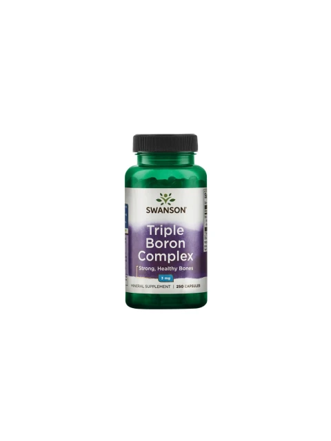 Swanson Triple Boron Complex (Bor), 3 mg, 250 kapslí