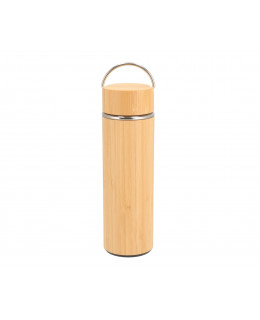 ČistéDřevo Dřevěná termoska 400 ml - bambus