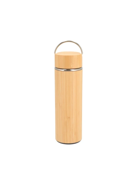 ČistéDřevo Dřevěná termoska 400 ml - bambus