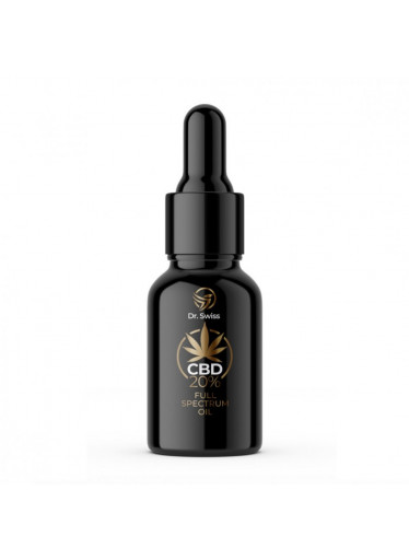 Dr. Swiss CBD konopné kapky 20%
