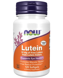 NOW Lutein 10 mg (zdraví očí), 120 softgel kapslí