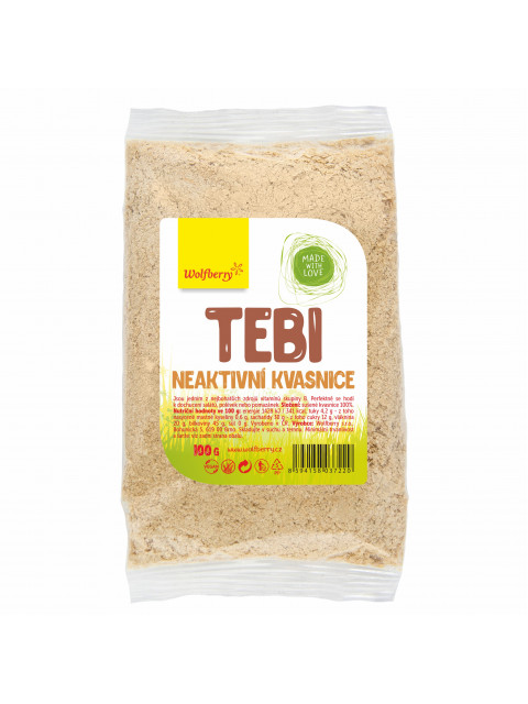 Wolfberry Tebi - neaktivní kvasnice 100g