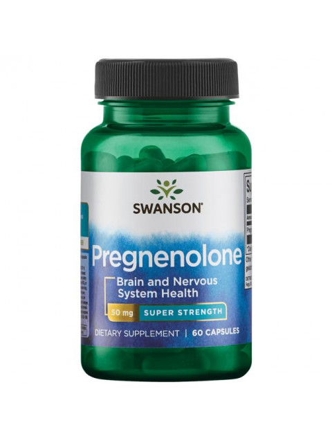 Swanson Pregnenolone 50 mg, 60 kapslí