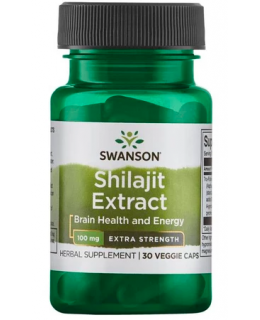 Swanson Shilajit Extrakt, 100 mg, 30 kapslí