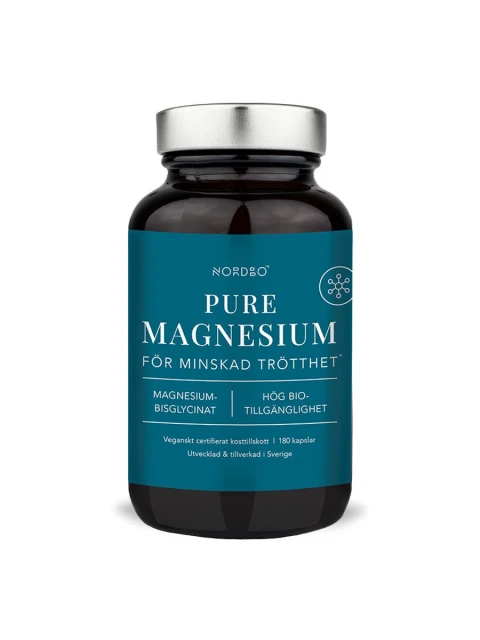 Nordbo Pure Magnesium 180 kapslí (Hořčík)
