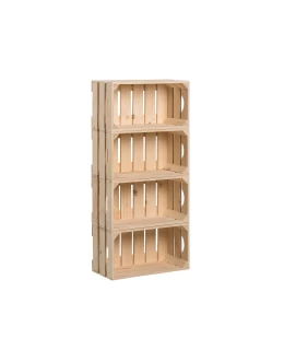 ČistéDřevo Bedýnkový regál 88 x 40 x 20 cm