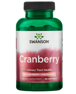 Swanson Cranberry (Brusinka), 180 softgelových kapslí - EXPIRACE 6/2023