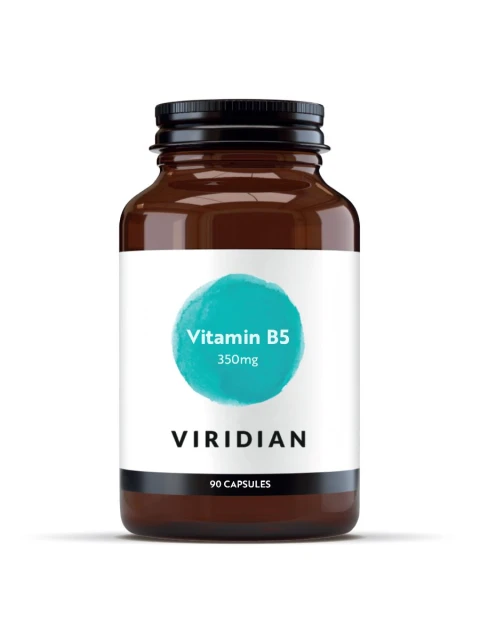 Viridian Nutrition Vitamin B5 350mg 90 kapslí SK