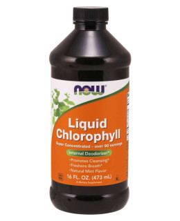 NOW Chlorophyll Liquid (Chlorofyl), 473 ml