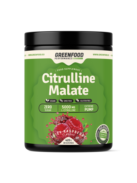 GreenFood Performance Citrulline Malate 420g - Malina