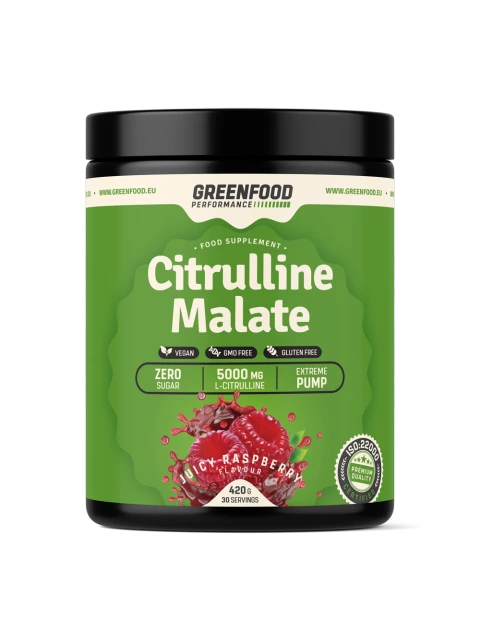GreenFood Performance Citrulline Malate 420g - Malina