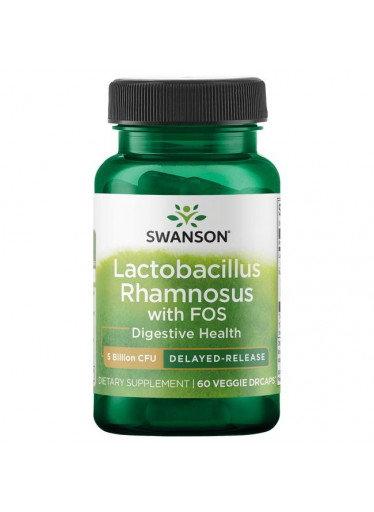 Swanson Lactobacillus Rhamnosus, 5 miliard CFU, 60 rostlinných kapslí - EXPIRACE 11/23