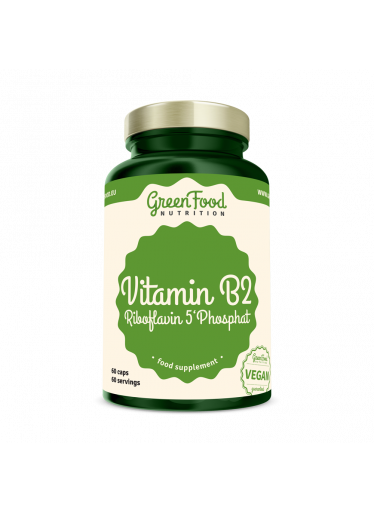 GreenFood Vitamin B2 Riboflavin 5'Phosphat 60cps