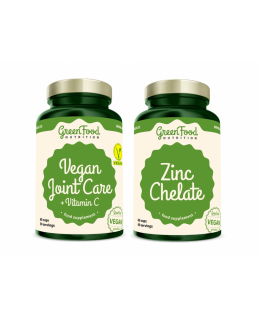 GreenFood Kloubní výživa s vitamínem C 60 kapslí + Zinc Chelate 60 cps.