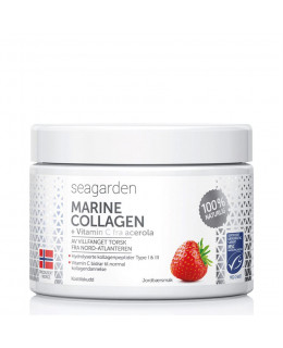 Seagarden Marine Collagen + Vitamin C, 150 g - jahoda