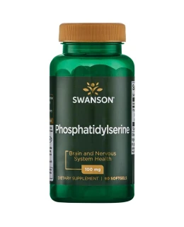 Swanson Phosphatidylserine (fosfatidylserin) 100 mg, 90 softgels