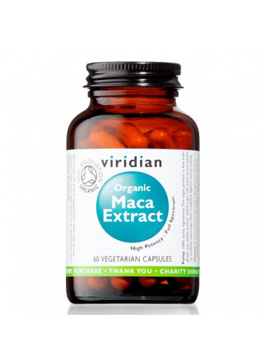 Viridian Maca Extract Organic, 60 kapslí