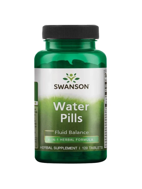Swanson Water pills (optimalizace vody v těle), 120 tablet - EXPIRACE 11/2024