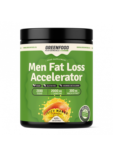 GreenFood Performance Men Fat Loss Accelerator 420g - Mango