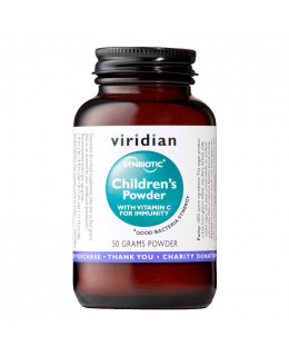 Viridian Children´s Synerbio (Směs probiotik, prebiotik a vitamínu C pro děti), 50 g