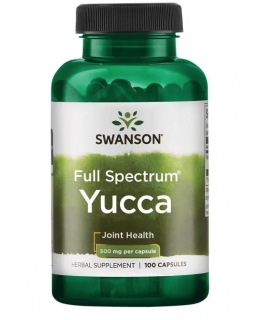 Swanson Yucca (Juka), 500 mg, 100 kapslí