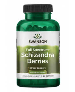 Swanson Schizandra Berries (Klanopraška čínská), 525 mg, 90 kapslí