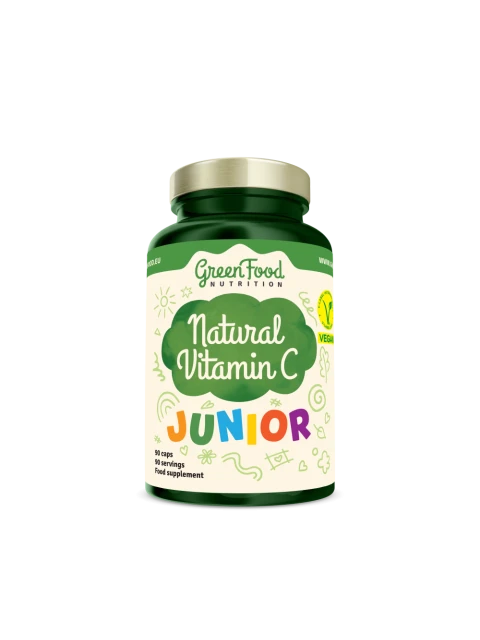 GreenFood Junior Přírodní Vitamin C 90 kapslí