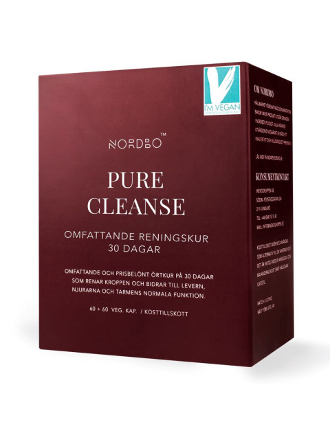 Nordbo Pure Cleanse (Detox), 120 kapslí