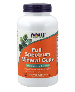 NOW Full Spectrum Mineral, multiminerál, 240 kapslí