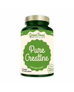 GreenFood Pure Creatine 120 kapslí