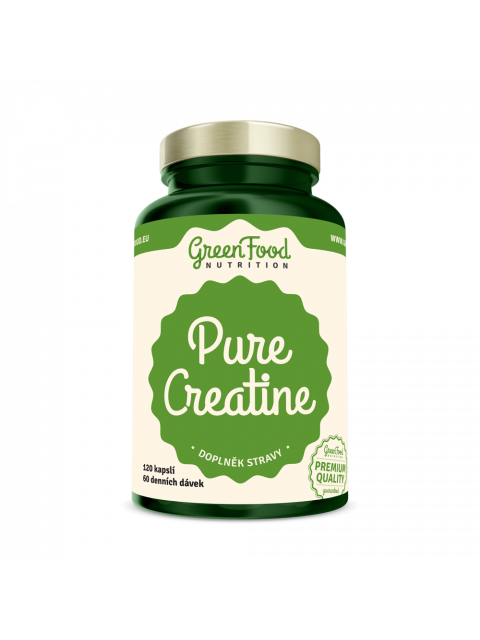 GreenFood Pure Creatine 120 kapslí