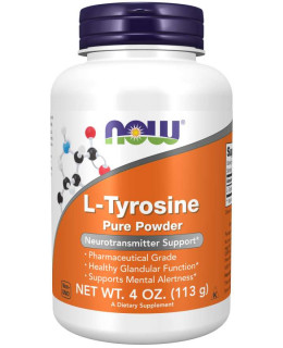 NOW L-Tyrosine, prášek, 113g