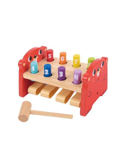 TookyToy Zatloukání dřevěných kolíků