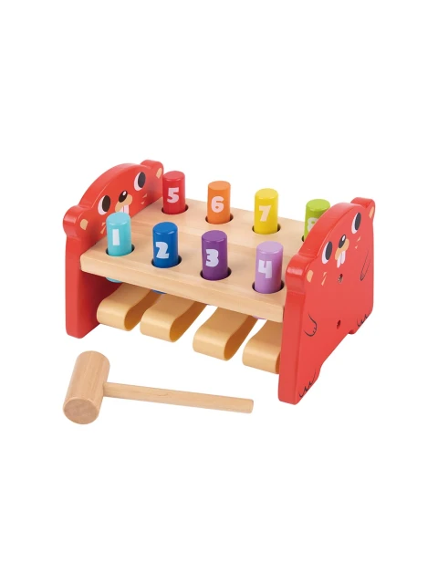 TookyToy Zatloukání dřevěných kolíků