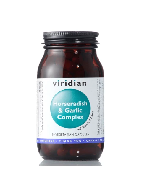 Viridian Horseradish and Garlic Complex (Křen a česnek), 90 kapslí