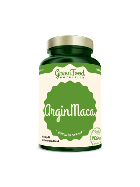 GreenFood GreenFood ArginMaca 60 kapslí - EXPIRACE 5/2026