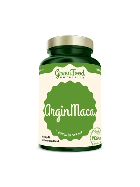 GreenFood GreenFood ArginMaca 60 kapslí - EXPIRACE 5/2026