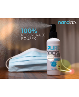 Nanolab PURE 100% regenerace roušek a respirátorů 100 ml - EXPIRACE 2/23