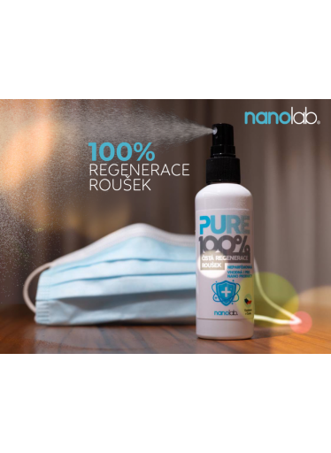 Nanolab PURE 100% regenerace roušek a respirátorů 300 ml - EXPIRACE 2/23
