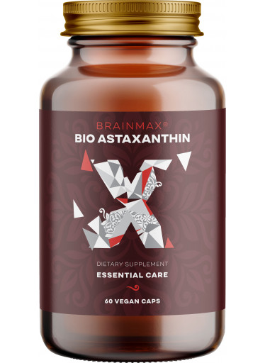 BrainMax Astaxanthin BIO, 8 mg, 60 rostlinných kapslí